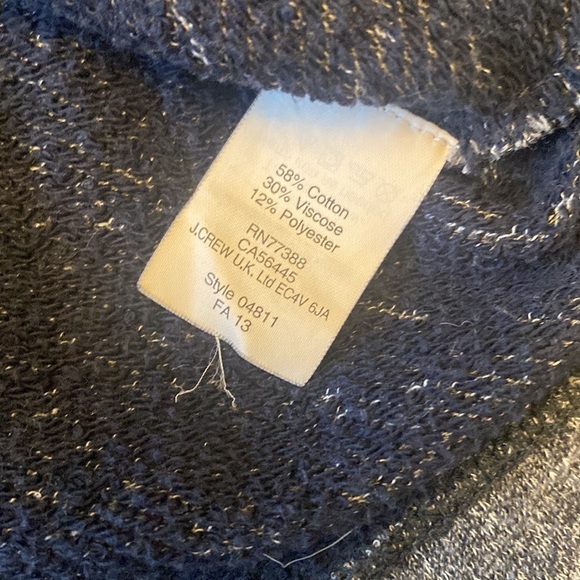 J crew navy Raglan sweatshirt light layer size xL‎ - Picture 5 of 5